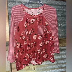 Loralette plus sized blouse - 3x​